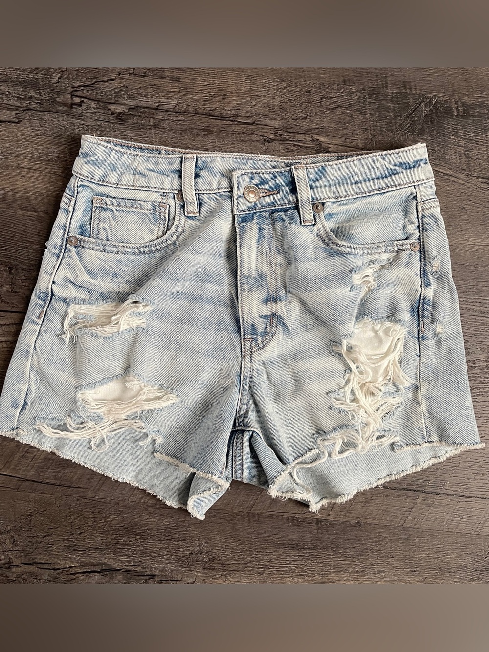 American Eagle Denim Mom Shorts